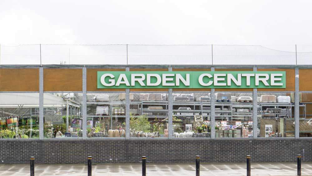 temporary garden centre warehouses