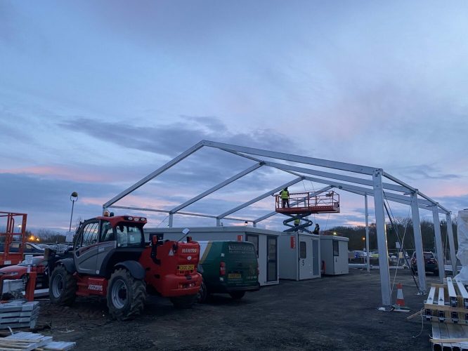 Temporary Building Construction